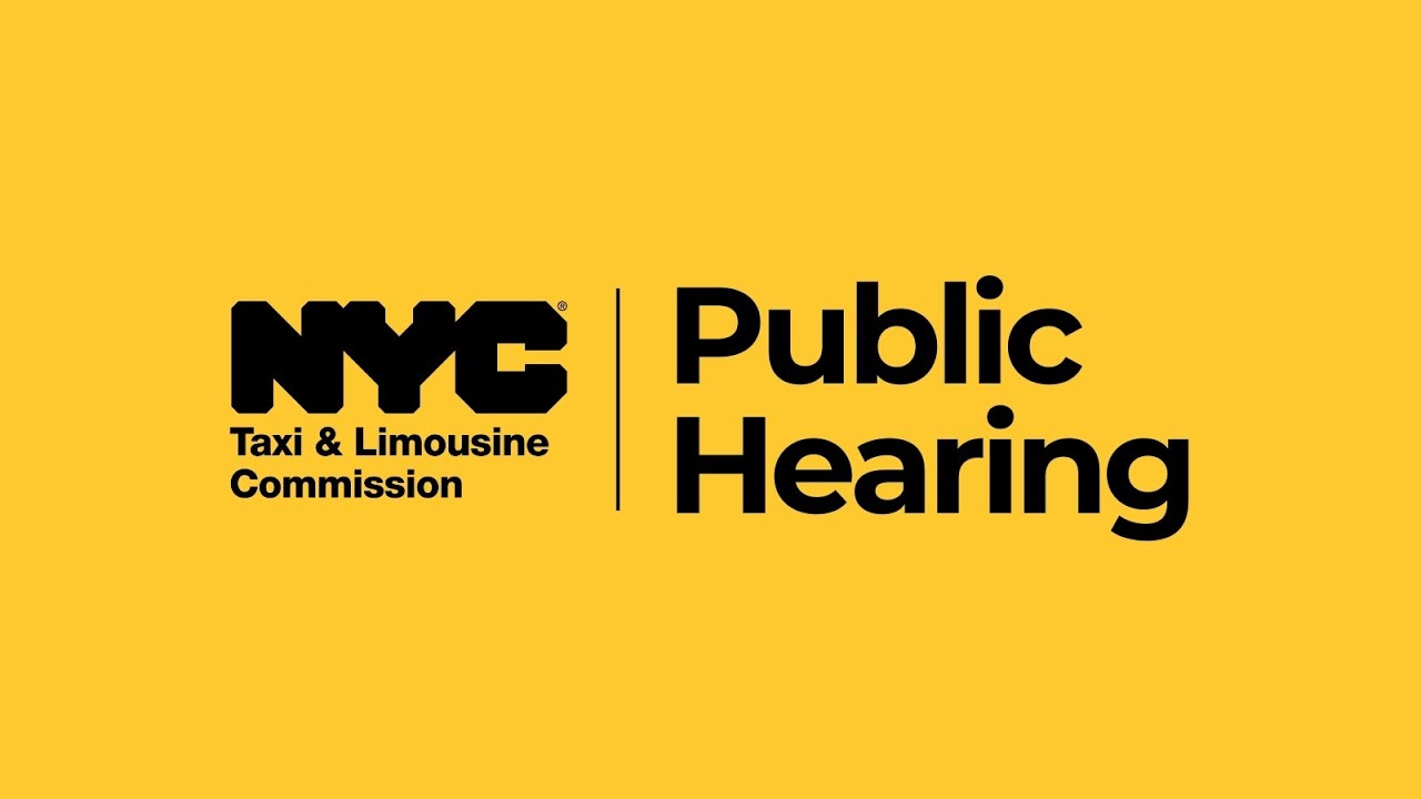 NYC TLC Public Hearing on Proposed E-Hail/Apps Rules -- Part One
