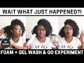 I TRIED THE *NEW WET LINE XTREME GEL + THE TEXTURE ID FOAM FOR A WASH &amp; GO ON MY THICK NATURAL HAIR