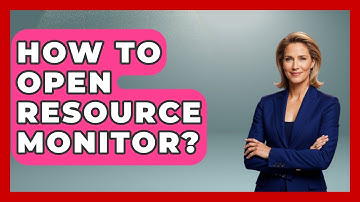 How To Open Resource Monitor? - The Hardware Hub