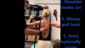shoulder upright row with external rotation