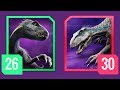 INDORAPTOR Vs INDORAPTOR GEN 2 LEVEL 30 - Jurassic World Alive