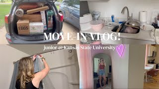 COLLEGE MOVE IN VLOG || junior year @ Kansas State University