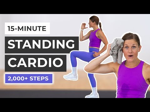 15-Minute At Home Cardio Workout (Standing)