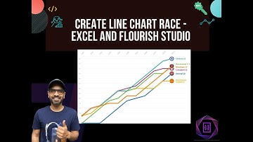How to Create a Animated Line Chart Race easily with Excel & Flourish Studio | Premier League Top 6