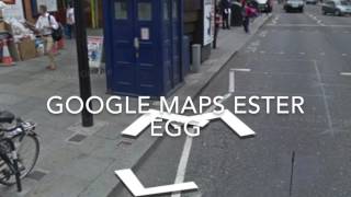 Google maps  TARDIS Easter egg