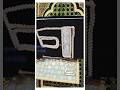 🕋Handmade Black Velvet Quran Cover with Kaaba Design | 🕋