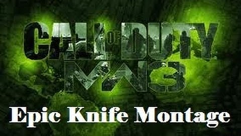 MW3- Drop zone Epic Knife Montages Part1
