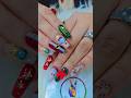 🎄🎁 This holiday-inspired nail set is a celebration of Christmas joy, creativity, and detail.🦌✨
