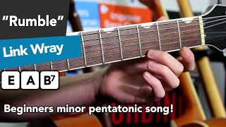Video thumbnail of "ESSENTIAL Beginners Minor Pentatonic Song - "Rumble" by Link Wray"