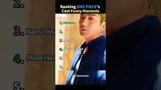 Ranking ONE PIECE's Cast Funny Moments #shorts #onepiece #liveaction
