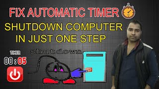 HOW TO SET AUTO SHUTDOWN TIMER IN WINDOWS 7/8/10 (WITHOUT ANY SOFTWARE OR APP) IN JUST 5 SECOND