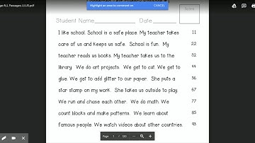 Fluency Passage ALL Passages JJJJ5 pdf   Google Drive