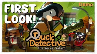 Duck Detective: The Secret Salami FIRST LOOK Demo | #steamnextfest