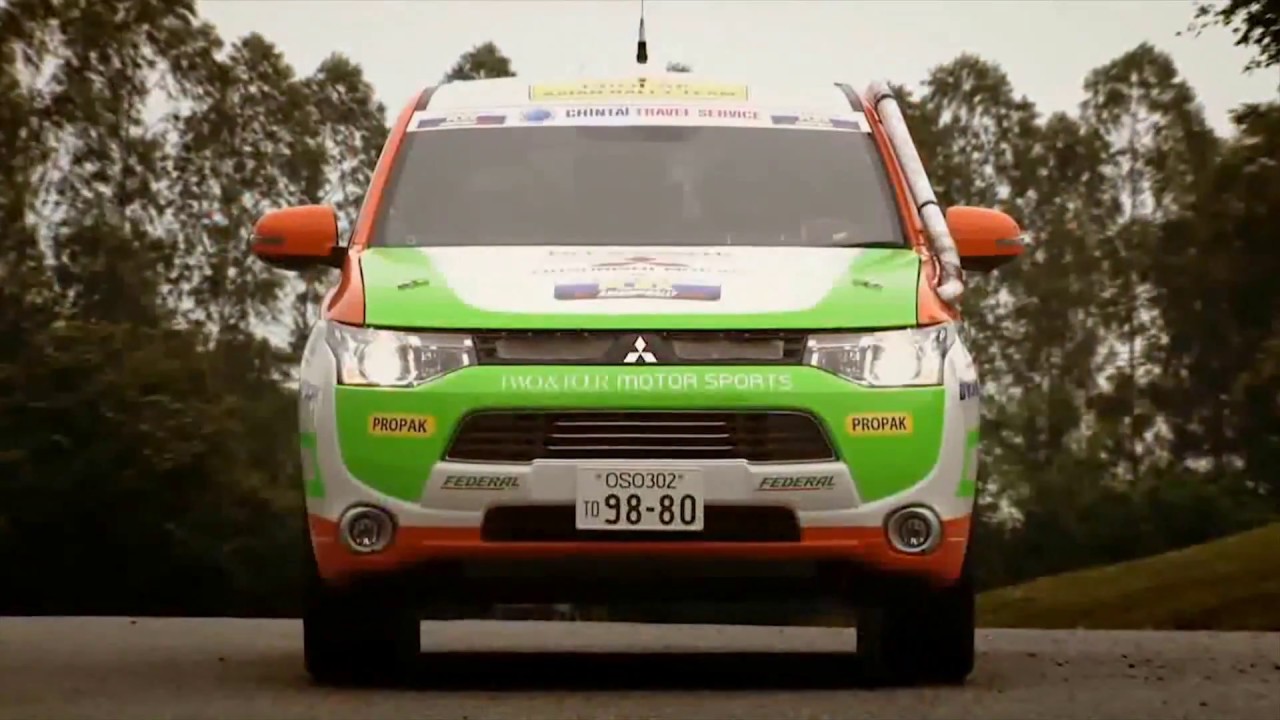 Mitsubishi Outlander PHEV - Rally Cross Country 2013 - YouTube