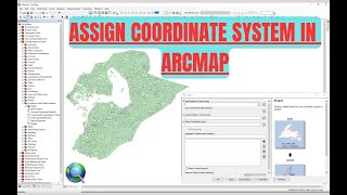 How to Assign Coordinate System to a Shapefile in ArcGIS
