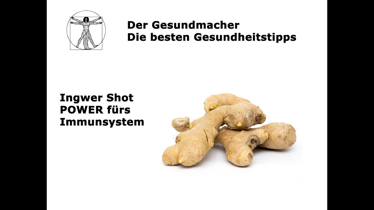 Ingwer Shot - Ginger Shot - POWER fürs Immunsystem - YouTube