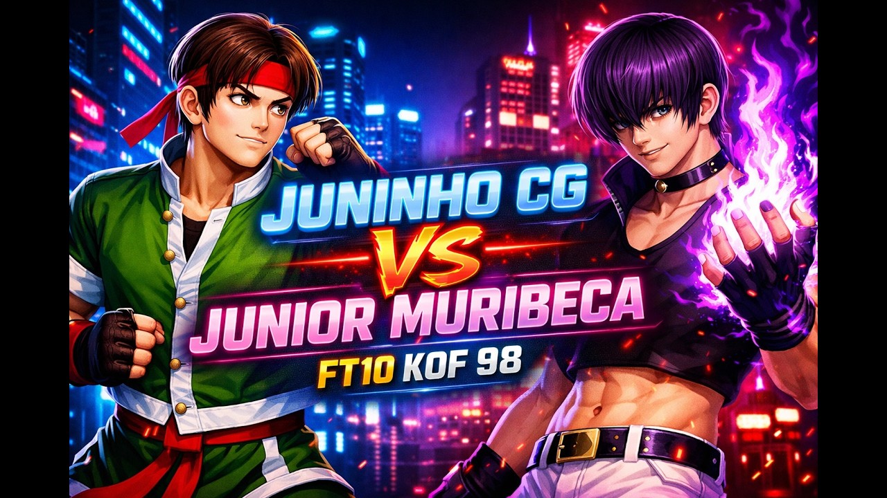 juninho cg vs junior muribeca kof 98 ft10 #kof2002combos #kof98 #highlights
