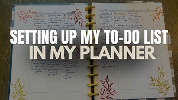 Setting Up My To do List in my planner for the week #video11of25 #vlogmas2025