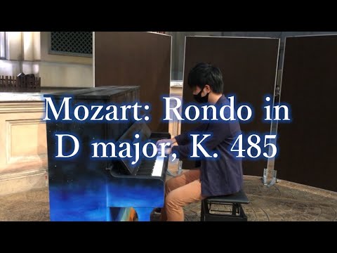 [お台場ストリートピアノ]モーツァルトのロンドニ長調を弾いてきました！W. A. Mozart: Rondo in D major, K. 485