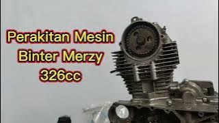 Merakit Mesin Binter Merzy 326CC ( KZ200 Engine Assembling)