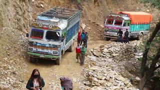 Very Dangerous Road Rolpa to Rukum in Nepal 2018/2075