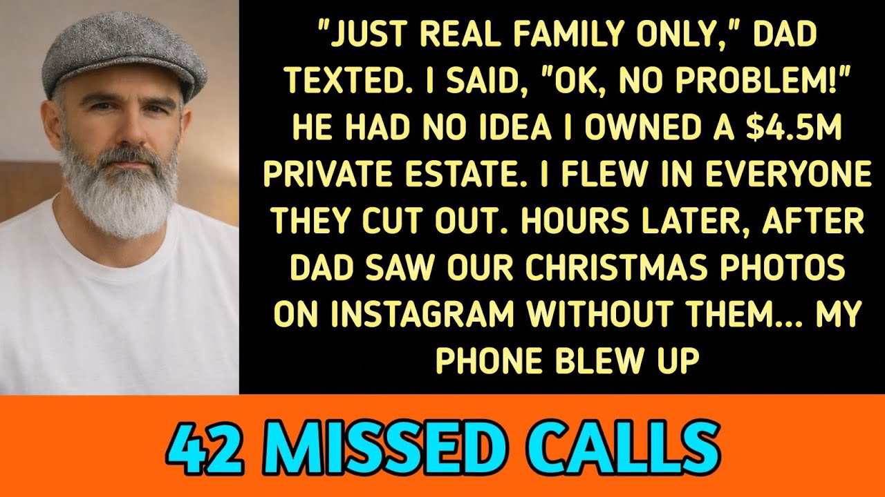 My Family Cancelled My Christmas Invite — My $4.5M Estate Was My Revenge