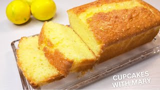 Lemon cake: make vanilla lemon cake every day in a few minutes