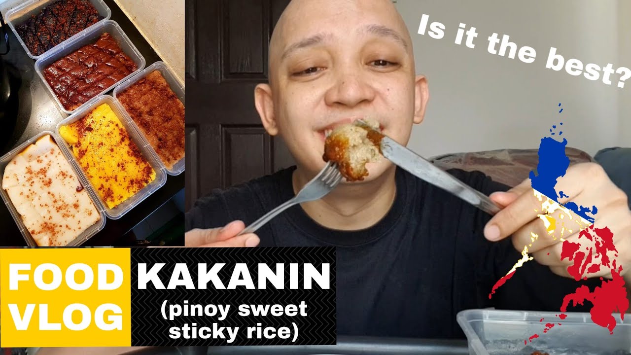 Filipino Rice Cakes: Pinoy Kakanin Food Review | Jhing's Bibingka - YouTube