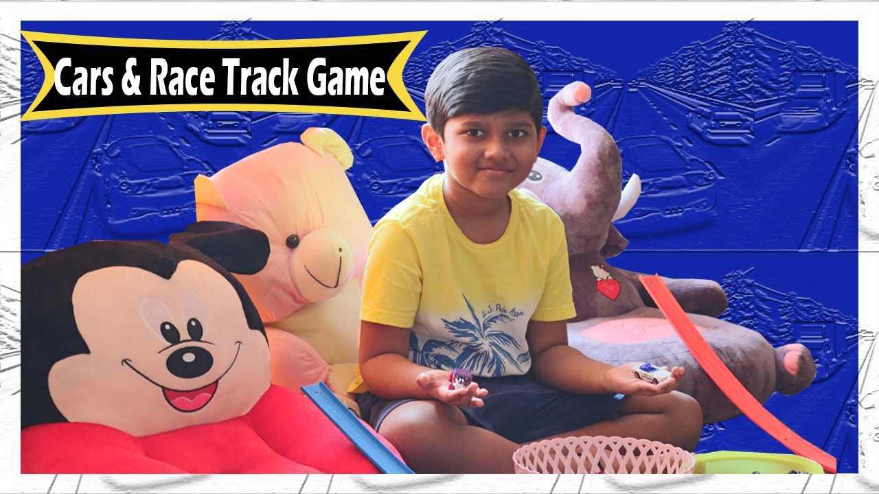 Cars And Race Track Game deekshith play with cars and race tracks in
