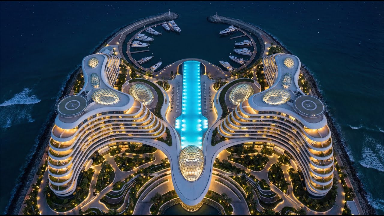 Inside a $1,000,000,000 Dubai Mega Mansion 🌊 Ultra-Luxury in 4K