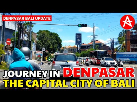 Journey in Denpasar Bali, the capital city of Bali on January 2022