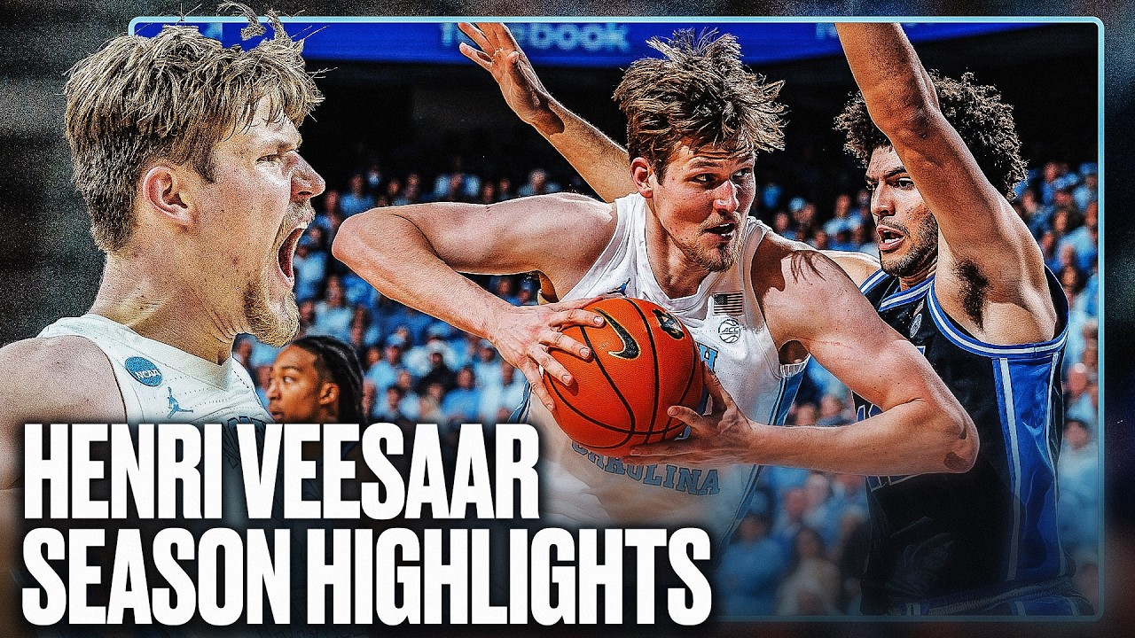 Henri Veesaar's Skill Level Is INSANE For His Size | 2025-26 North Carolina Season Highlights