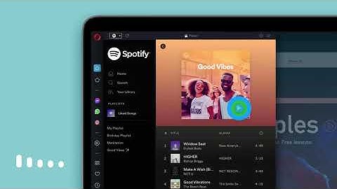 Player in the sidebar