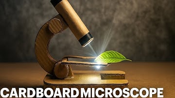 How to  make  Microscope  with  cardboard  I Science project 2025