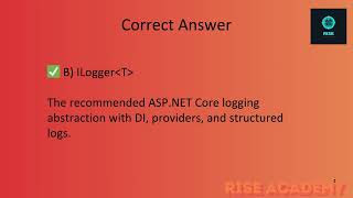 ASP.NET Core Challenge 3: Master Logging in C Sharp