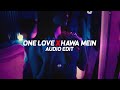 One love x hawa mein udti jaye  edit audio