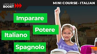 Learn Italian - Italian Mini-Course Lesson 7: how to use Can for questions and affirmations