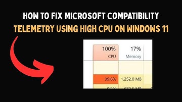How to Fix Microsoft Compatibility Telemetry Using High CPU on Windows 11