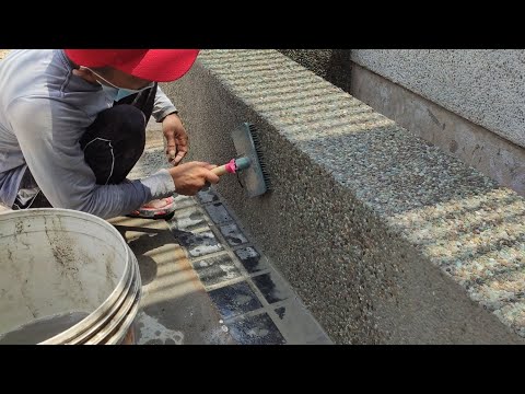 Cara Buat Lantai Batu Kacang