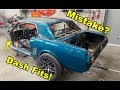 Cutting My 1966 Ford Mustang In Half!So I Can Fit A Modern Suspension And Interior In it.