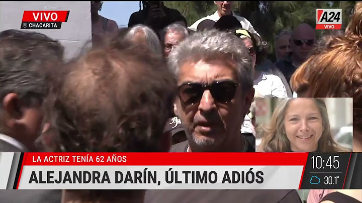🕊El último adiós a Alejandra Darín en el cementerio de Chacarita: la actriz falleció a los 62 años