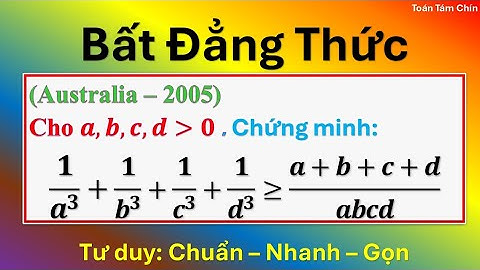 🥇Bất Đẳng Thức Australia 2005 – Mẹo AM-GM Khéo Léo Khiến Bài Toán Hóa Dễ!🌼