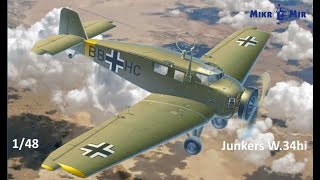 REVIEW! Mikr Mir Junkers W.34hi 1/48