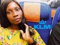 KLM A330-300 ECONOMY flight review | LAGOS TO LONDON | Sassy Funke