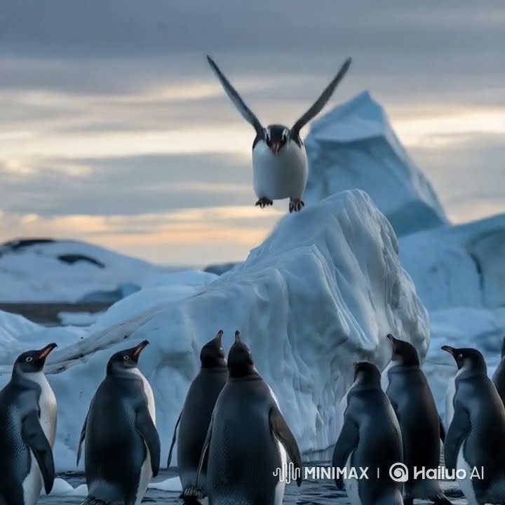 Explodingt Penguin Flying 🐧 ️ FLYING PENGUIN SHOCKS THE WORLD! Ice Wings to Sky: The Impossible ...