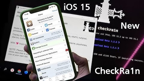 iOS 15.4.1 - 14.8 Jailbreak all devices by CheckRa1n Win!