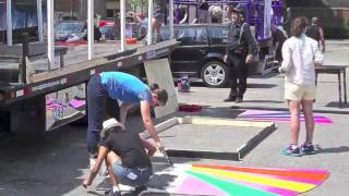 Pride Parade Float Building 2014
