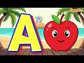A for Apple 🍎 | Alphabet Little Jellyfish 🪼 | Fun ABC Song for Kids | Mini Shark 🦈