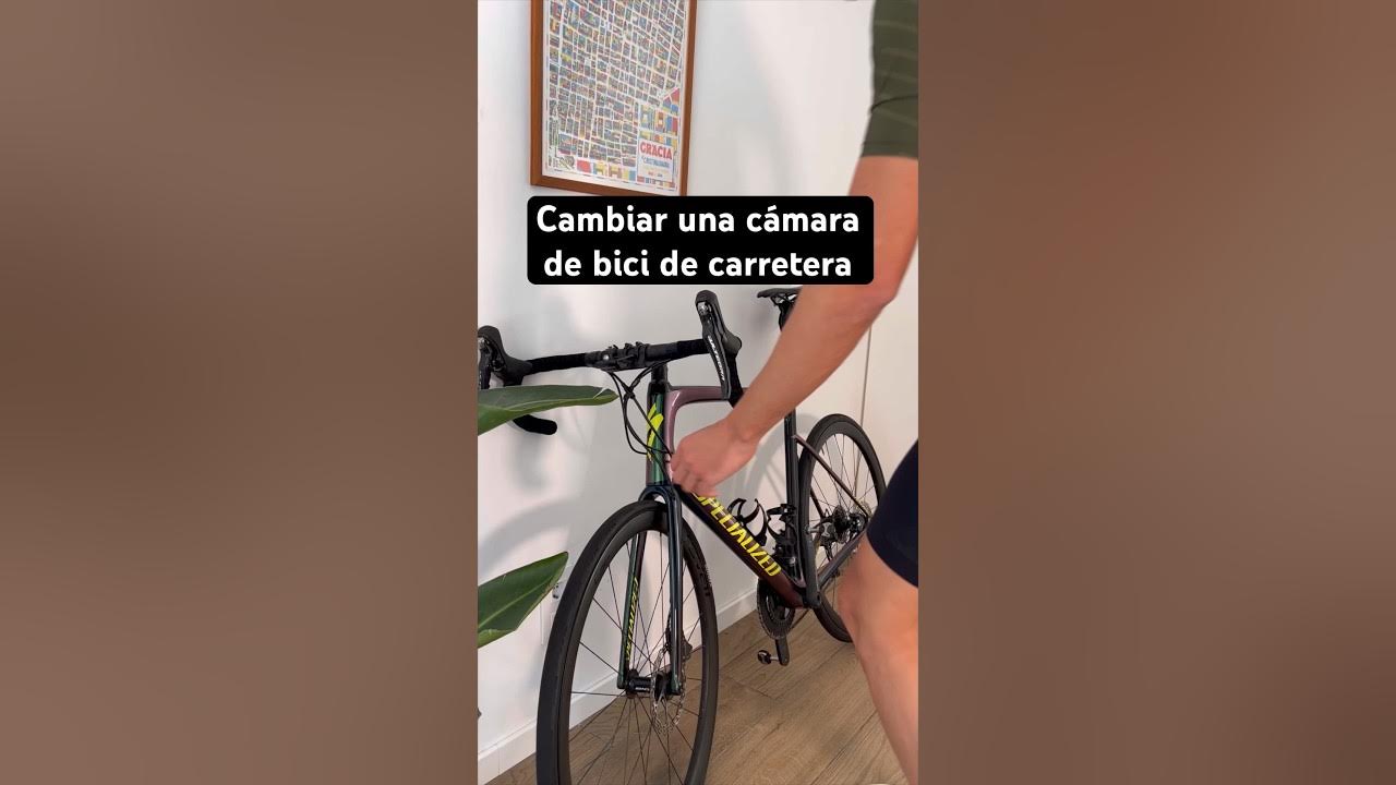 CAMBIAR UNA CÁMARA DE BICI DE CARRETERA 