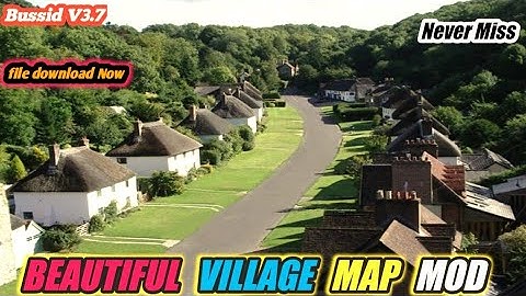 NEW BEAUTIFUL VILLAGE MAP MOD For Bus Simulator Indonesia || Bussid V3.7.1 || Pak Zigar Gamer ||